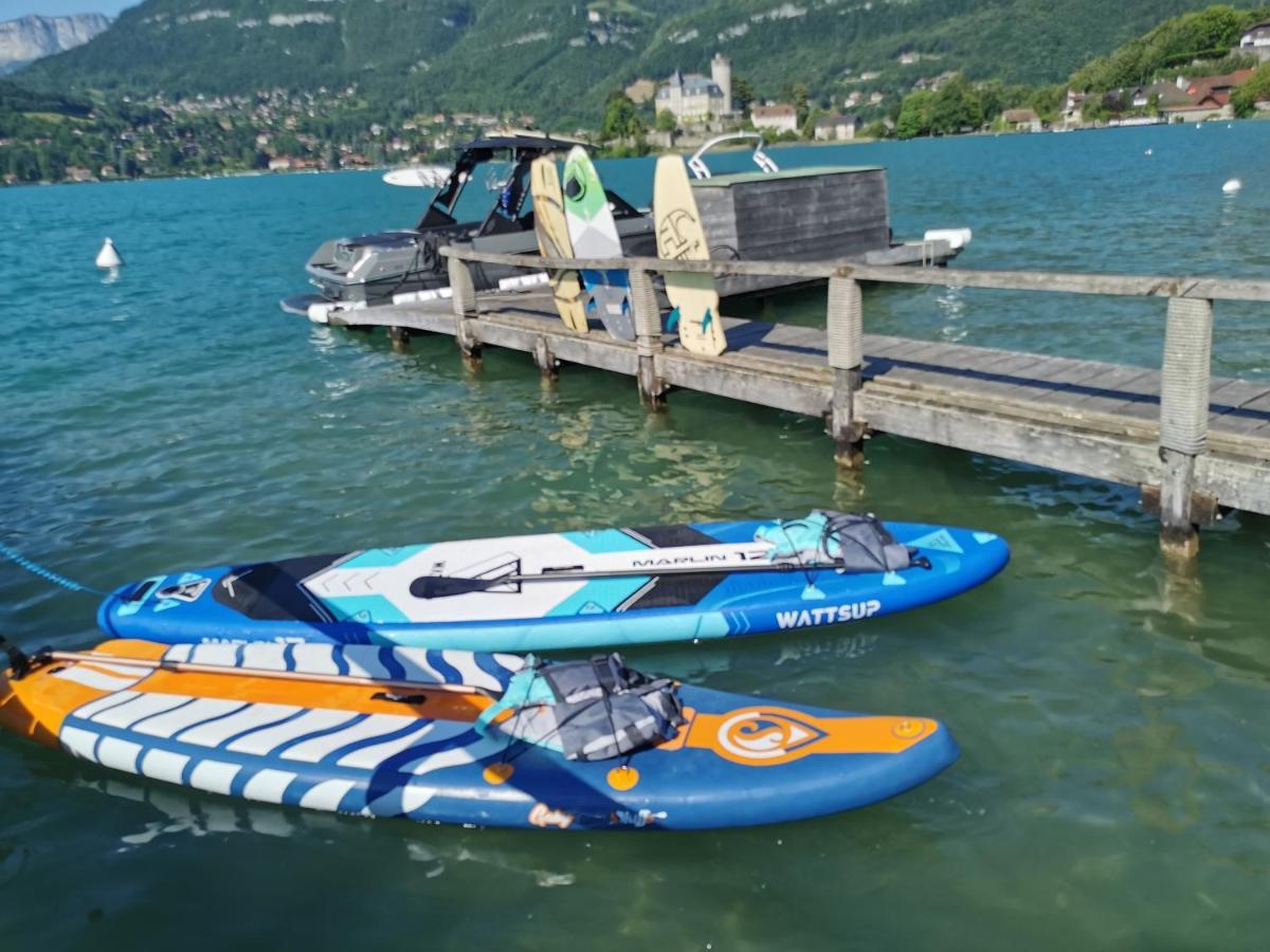 La Baie Des Voiles ,Vue Lac D'Annecy ,Plage Privee Дюен Екстер'єр фото