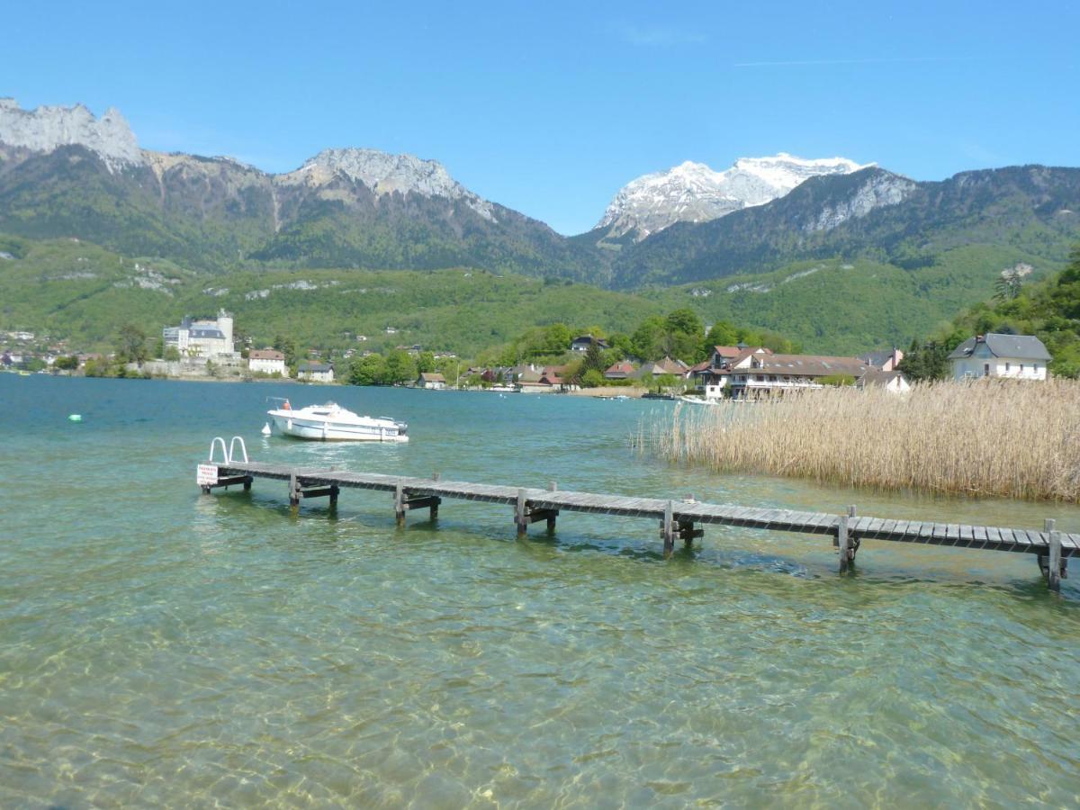 La Baie Des Voiles ,Vue Lac D'Annecy ,Plage Privee Дюен Екстер'єр фото