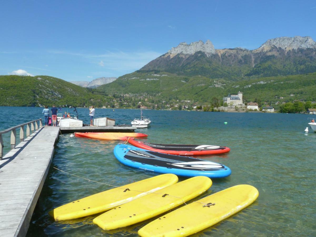La Baie Des Voiles ,Vue Lac D'Annecy ,Plage Privee Дюен Екстер'єр фото