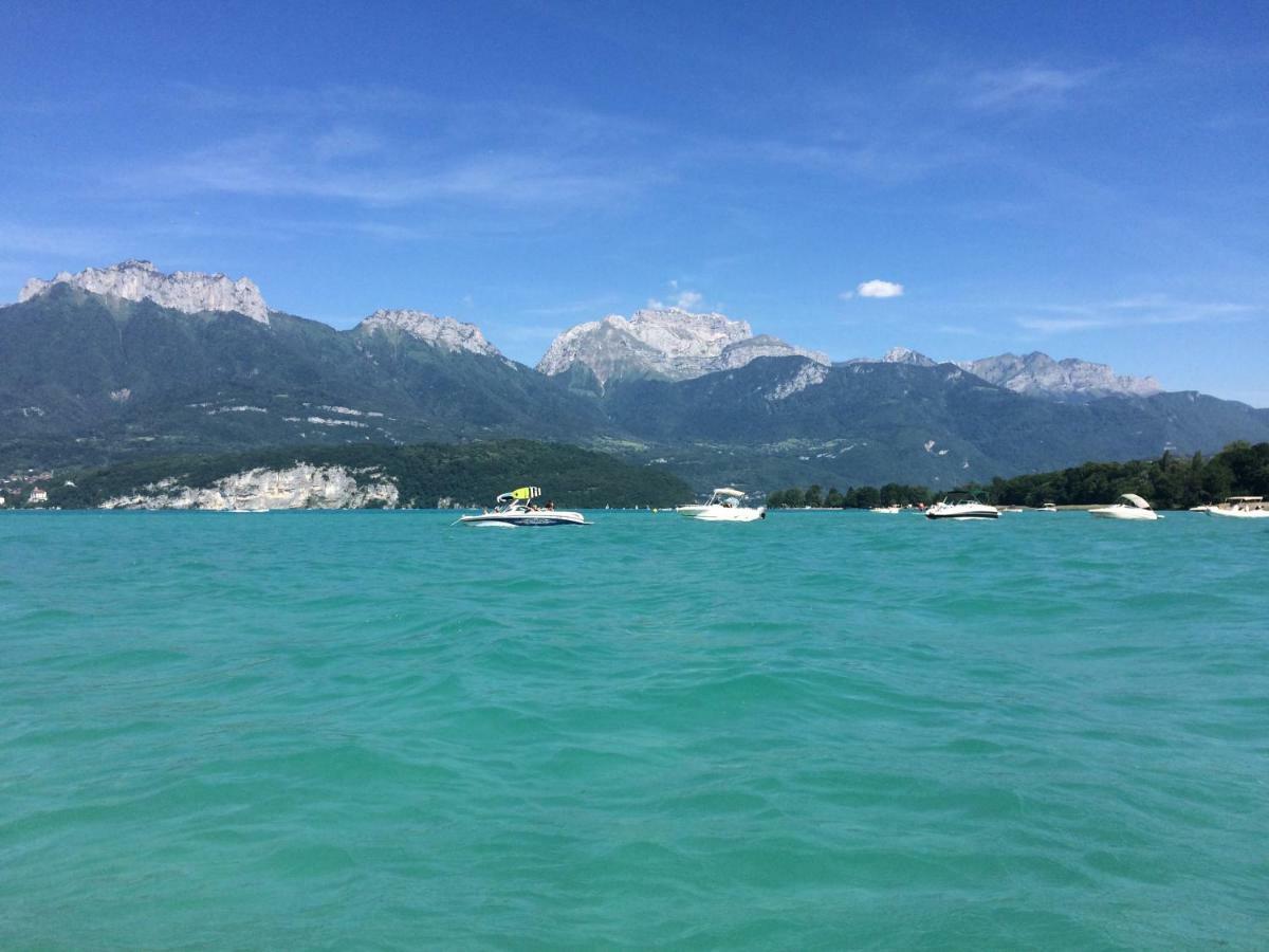 La Baie Des Voiles ,Vue Lac D'Annecy ,Plage Privee Дюен Екстер'єр фото