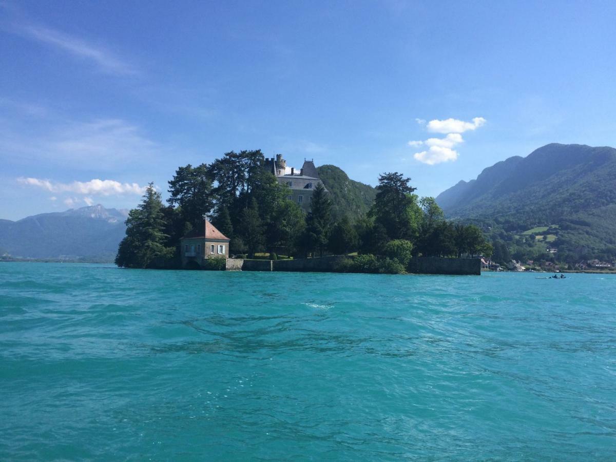 La Baie Des Voiles ,Vue Lac D'Annecy ,Plage Privee Дюен Екстер'єр фото