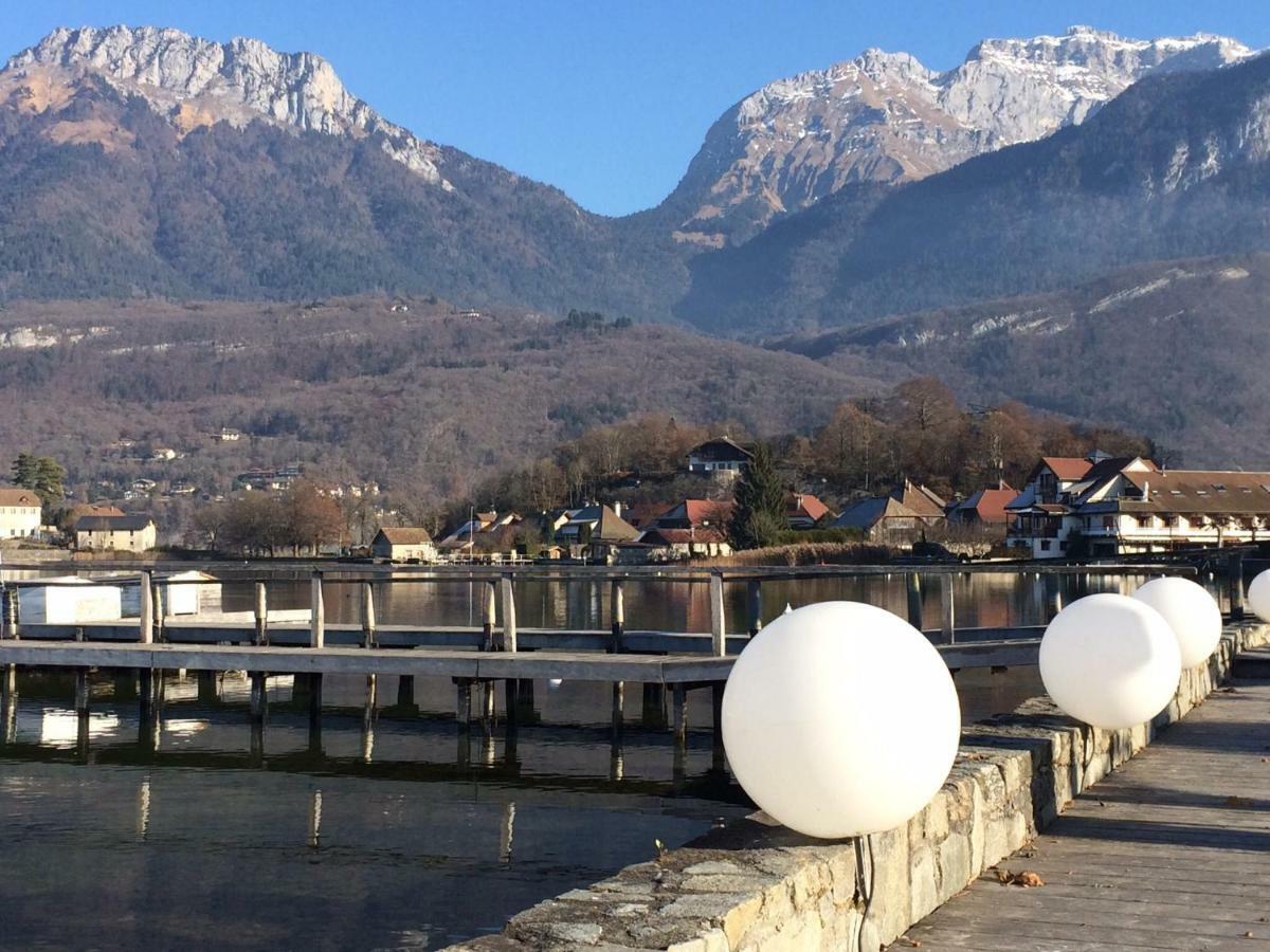La Baie Des Voiles ,Vue Lac D'Annecy ,Plage Privee Дюен Екстер'єр фото